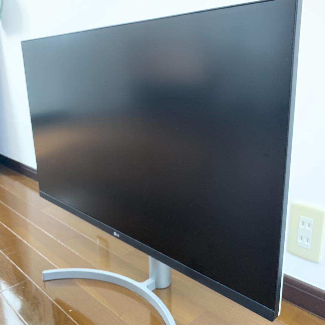 美品 LG モニター ディスプレイ 32UN650-W 31.5インチ4K