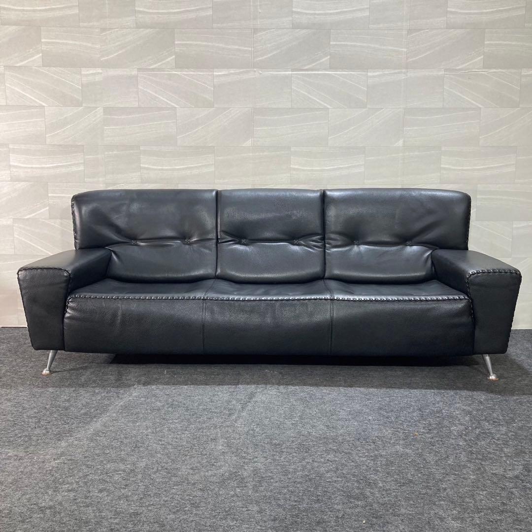 本革ソファ チェア 3人掛け 高級家具 おしゃれ 輸入家具 d3515