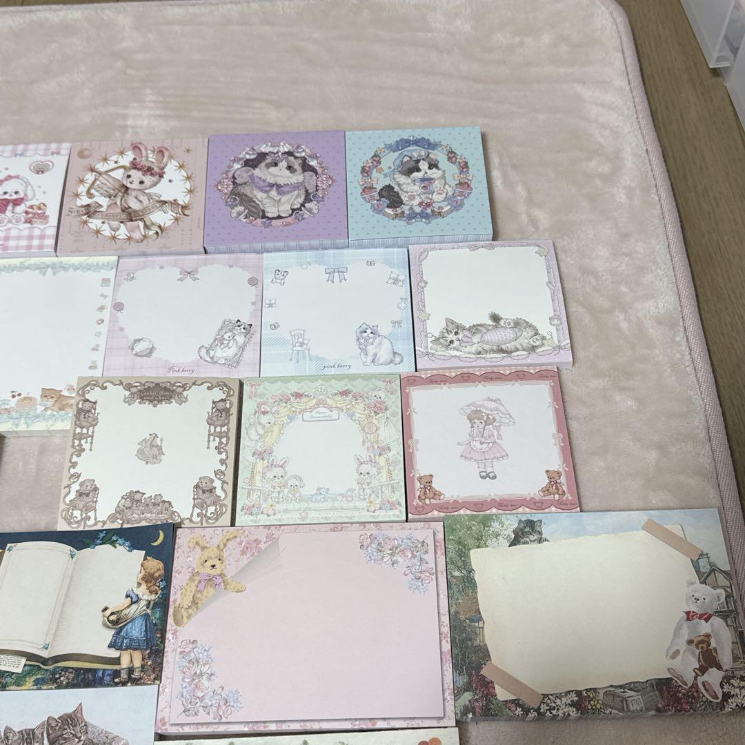【中古】fairylady・海外作家 ダイカットメモ 67点まとめ売り