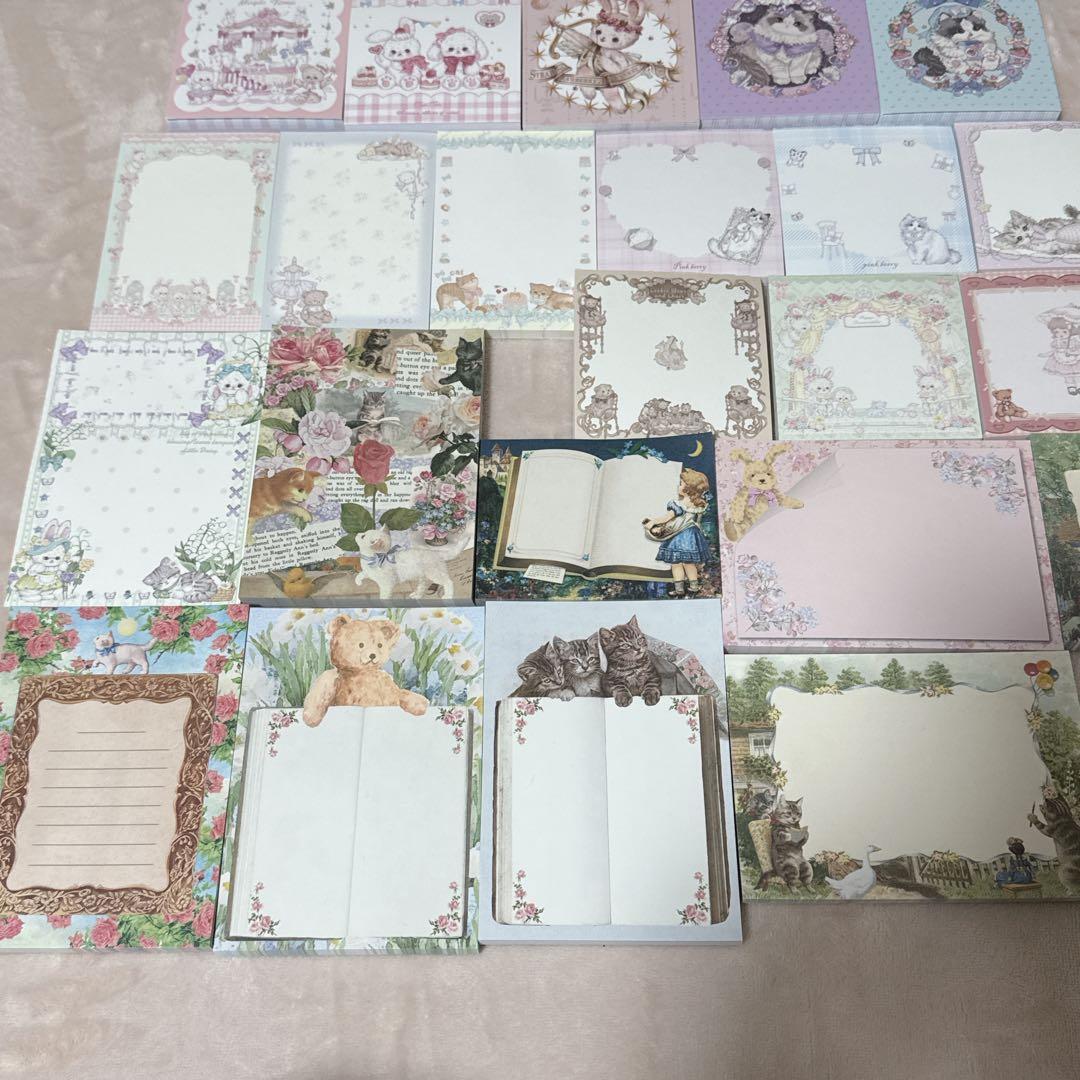 【中古】fairylady・海外作家 ダイカットメモ 67点まとめ売り
