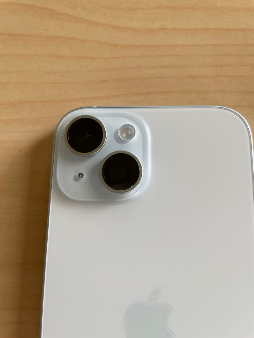♪Apple iPhone 15 SIMフリー128GB美品ライトブルー