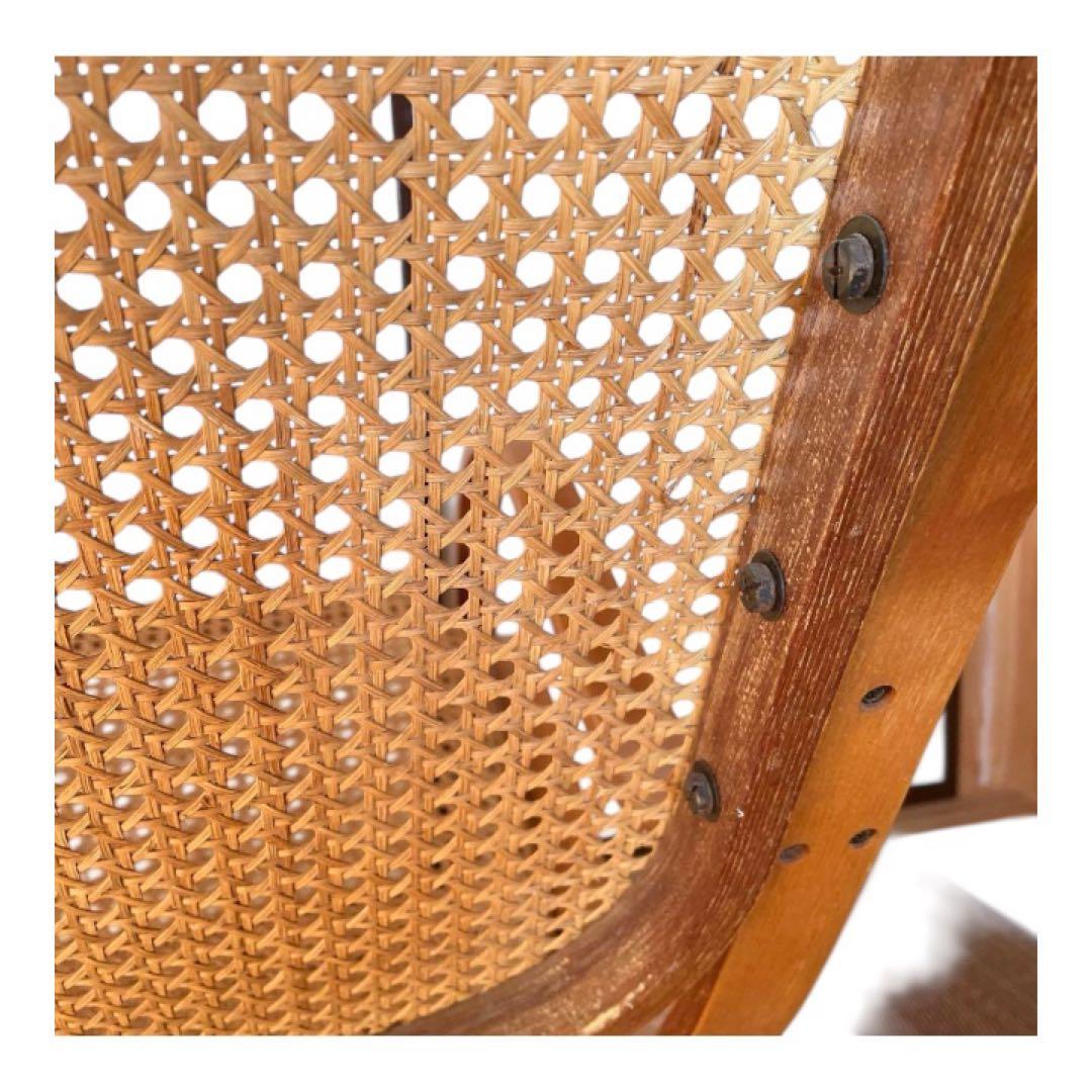 ベントウッド 籐ラタン ロッキングチェア 曲木 ヴィンテージ 希少カラー