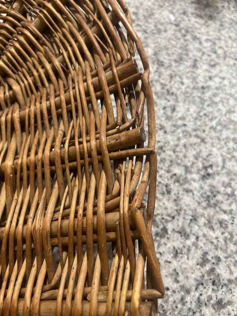 ⭐️良品⭐️フランスアンティーク　パニエ　バスケット　 南仏　ブロカント　蚤の市