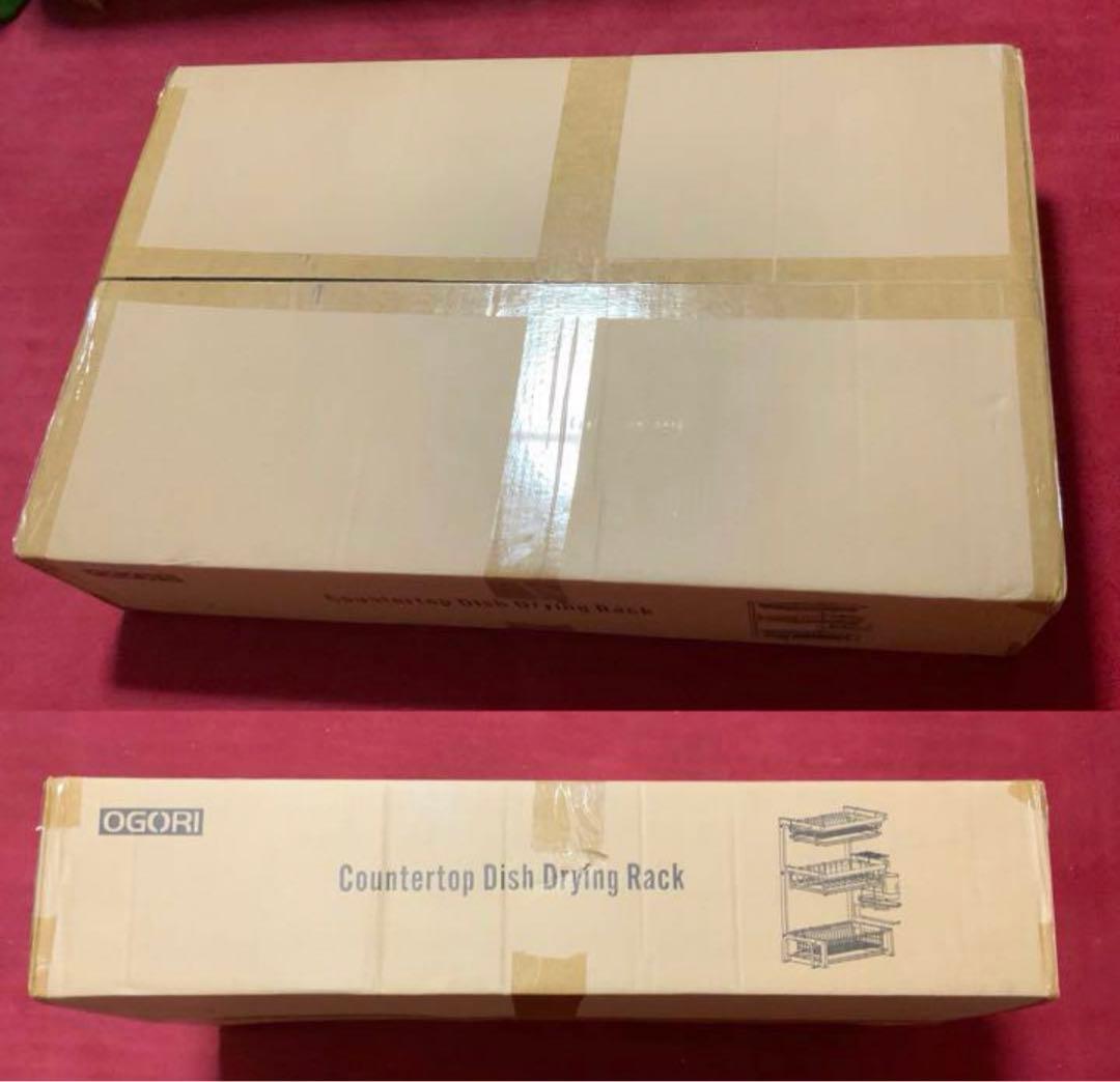 【新品】OGORI 3段ディッシュラック ステンレススチール （一点限り）