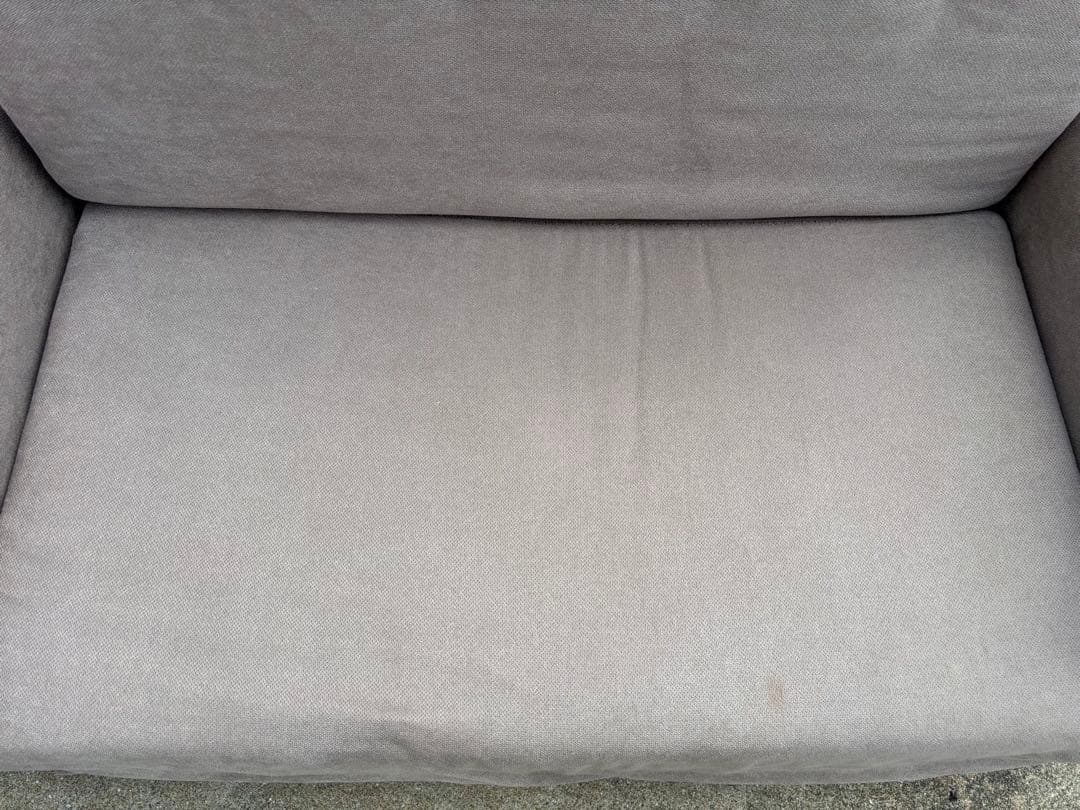 送料無料⭐︎OSJ 2人掛けソファー グレー 折り畳み可能