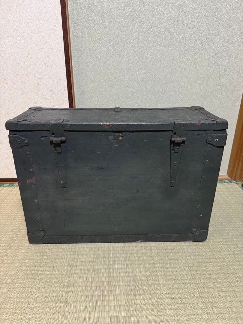 米軍　ランタンケース　木箱