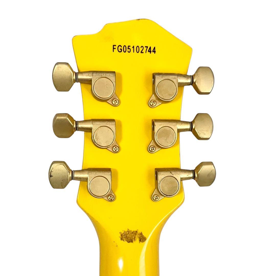 バーニー エレキギター YH-JR hideモデル イエローハート