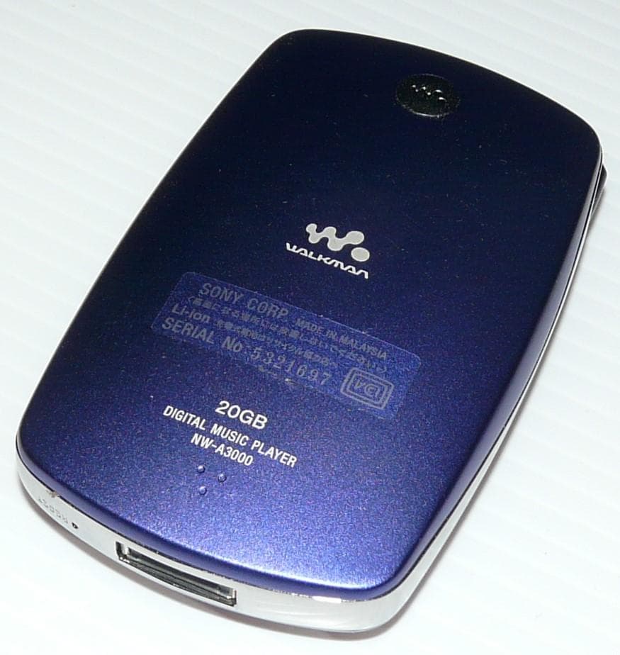 SONY　ウォークマン　NW-A3000 20GB　ソニー