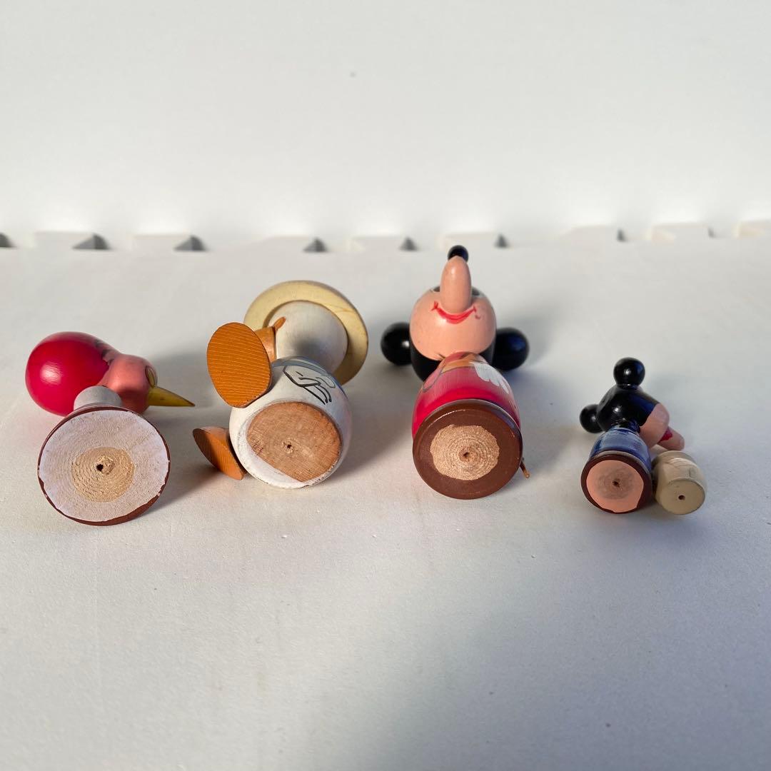 Disney まんがこけし 木製 1970年代 レトロ 15体セット　希少