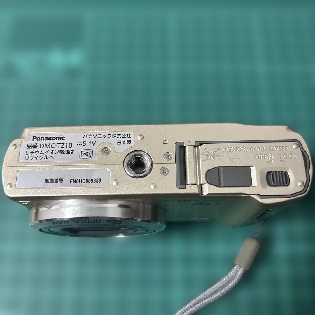 Panasonic DMC-TZ10 ゴールド　デジカメ