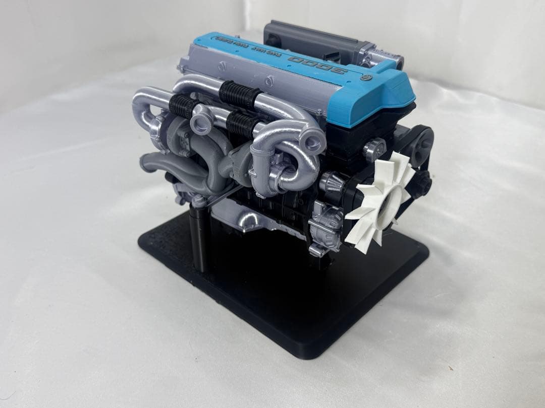 スープラ　2JZ-GTE エンジン　オブジェ　3Dプリンター製造