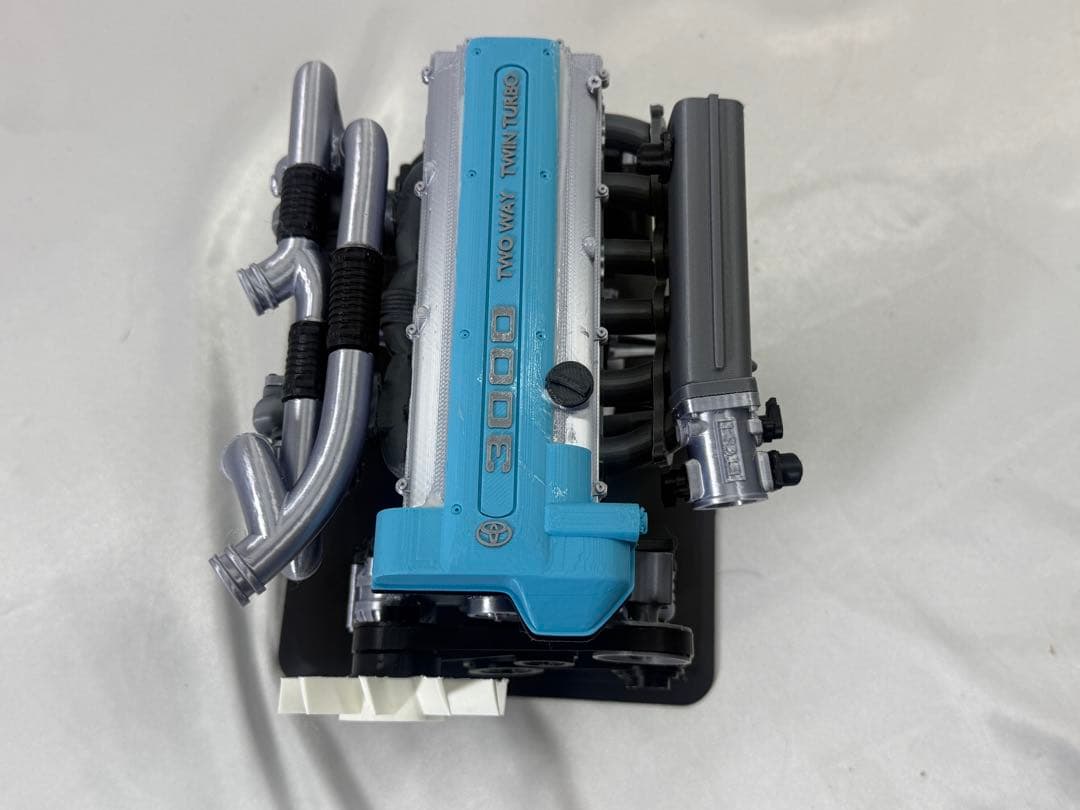 スープラ　2JZ-GTE エンジン　オブジェ　3Dプリンター製造