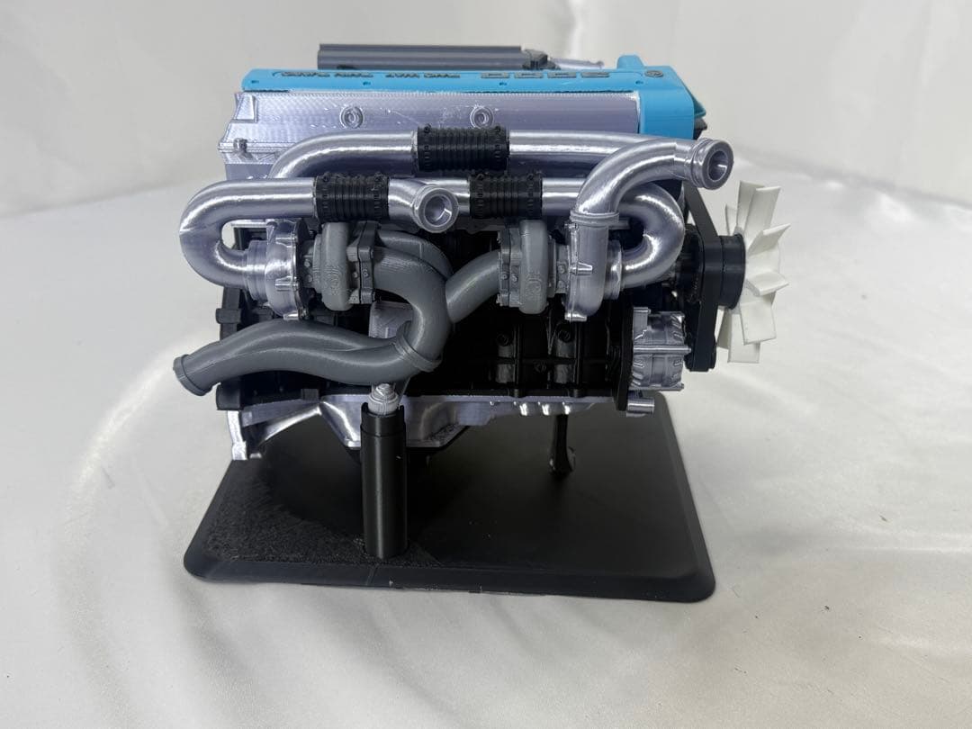 スープラ　2JZ-GTE エンジン　オブジェ　3Dプリンター製造