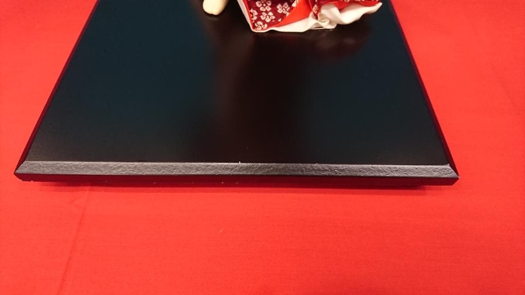 日本人形 舞扇 １２号 両袖ぬぎ しぼり 作札付 にほんにんぎょう 土産品