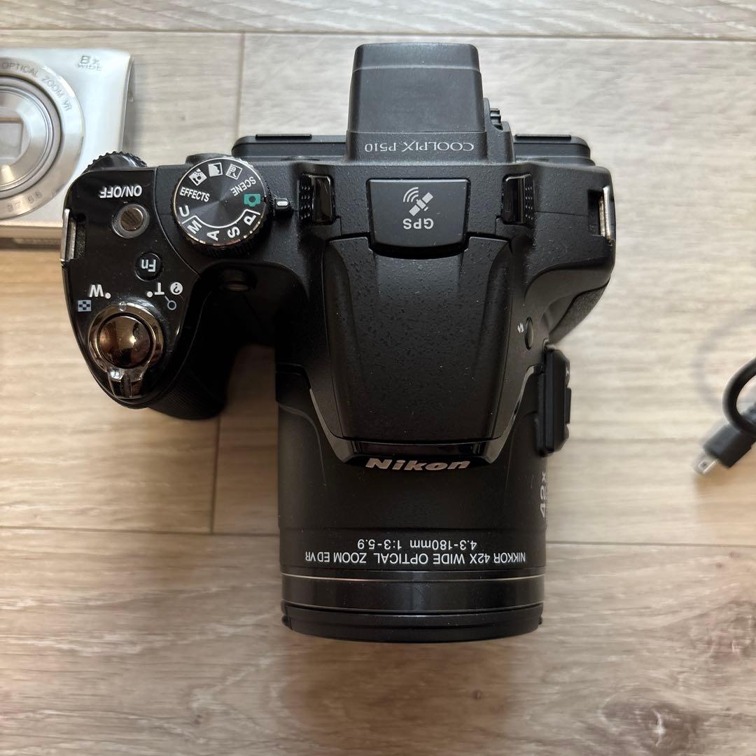 ニコン　NIKON COOLPIX A300 とP510 2台　ジャンク品