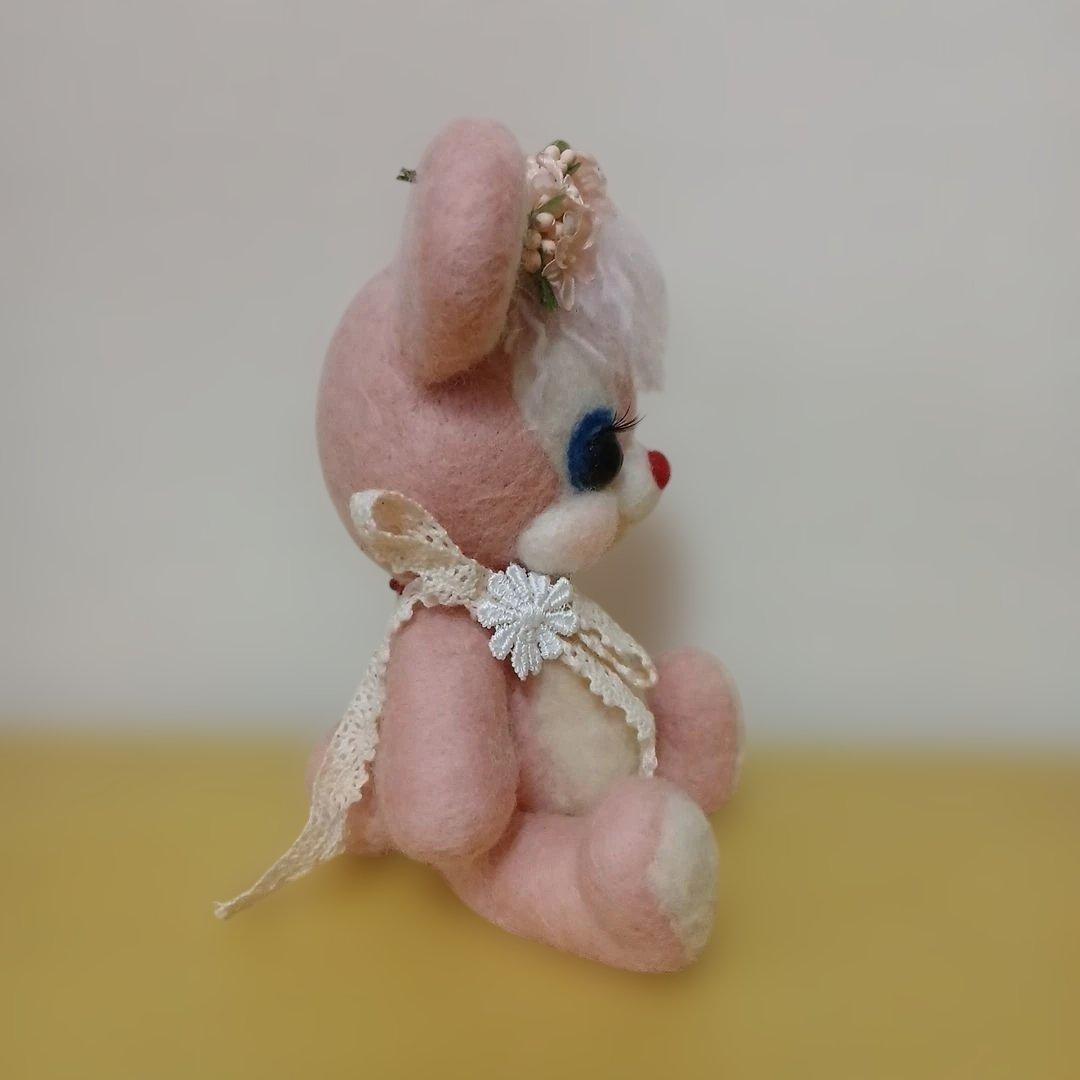 作家様　羊毛フェルト　クマ　ぬいぐるみ