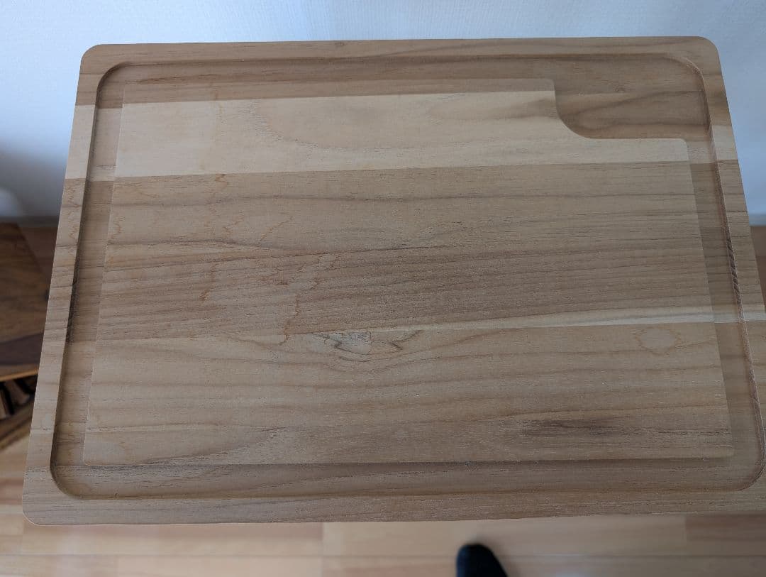 TRAMONTINA 良品シュラスコ キッチンカート/ワゴン 天板取り外し式 木