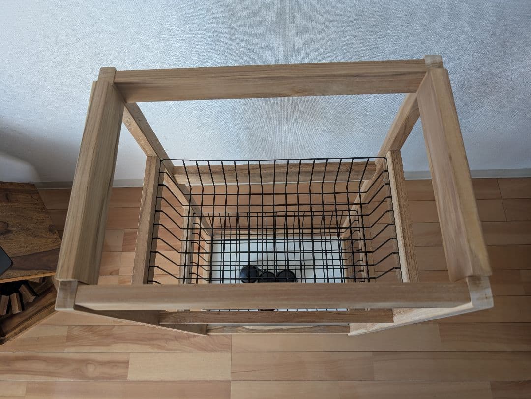 TRAMONTINA 良品シュラスコ キッチンカート/ワゴン 天板取り外し式 木