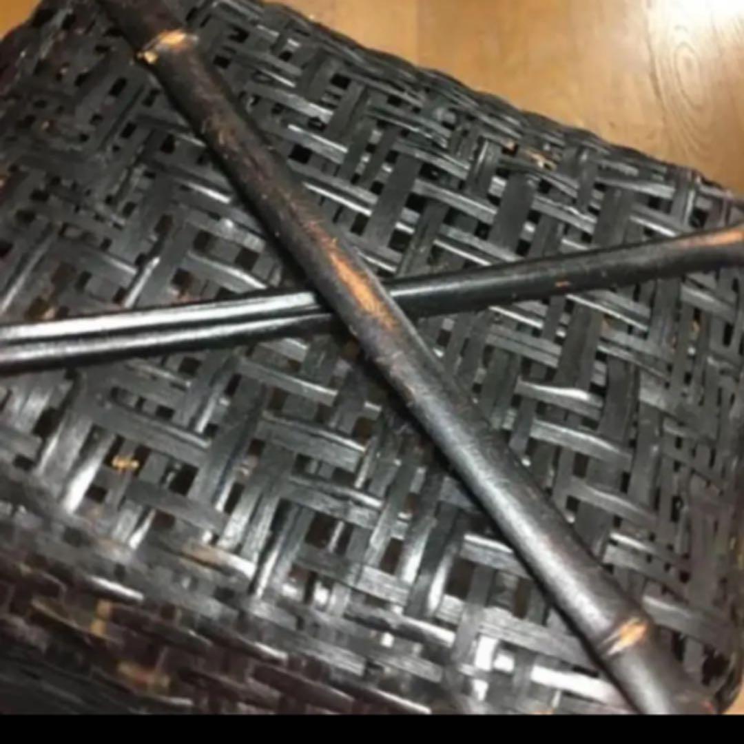 藤ラタンアンティーク　昭和レトロ