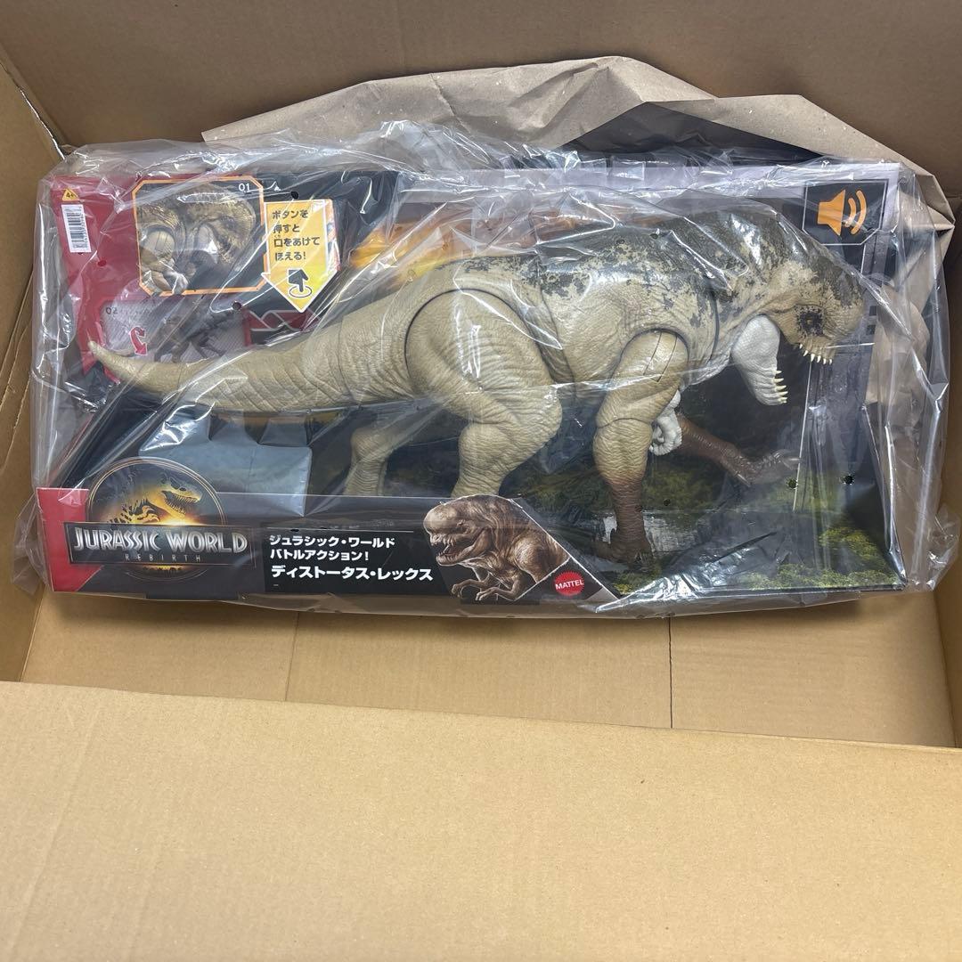 【新品】ジュラシックワールド ほえるディストータス・レックス フィギュア