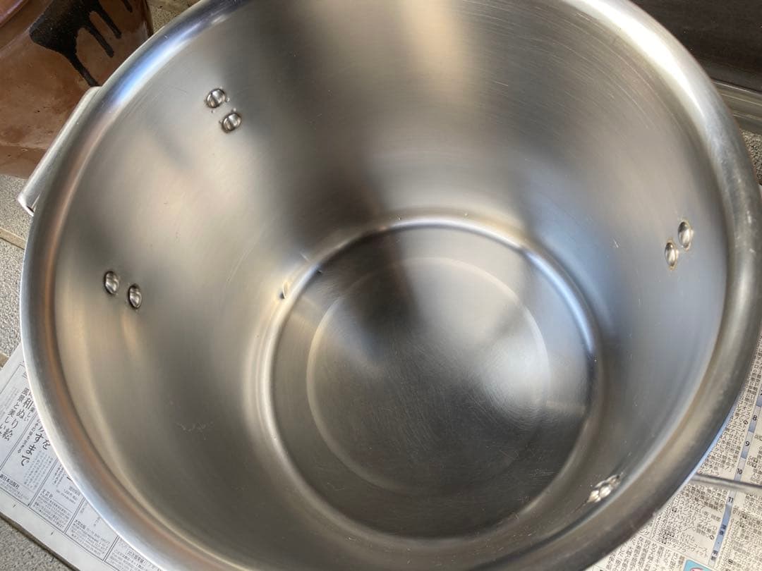 プロ仕様ステンレス製 業務用寸胴鍋 2個セット