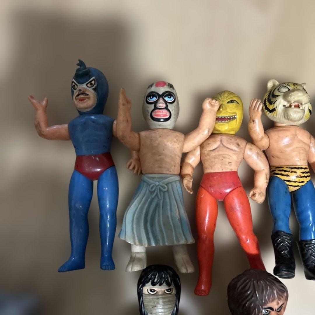 昭和レトロ　タイガーマスクフィギュア　セット