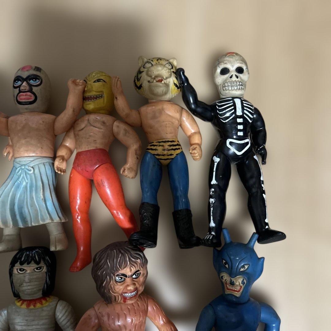 昭和レトロ　タイガーマスクフィギュア　セット