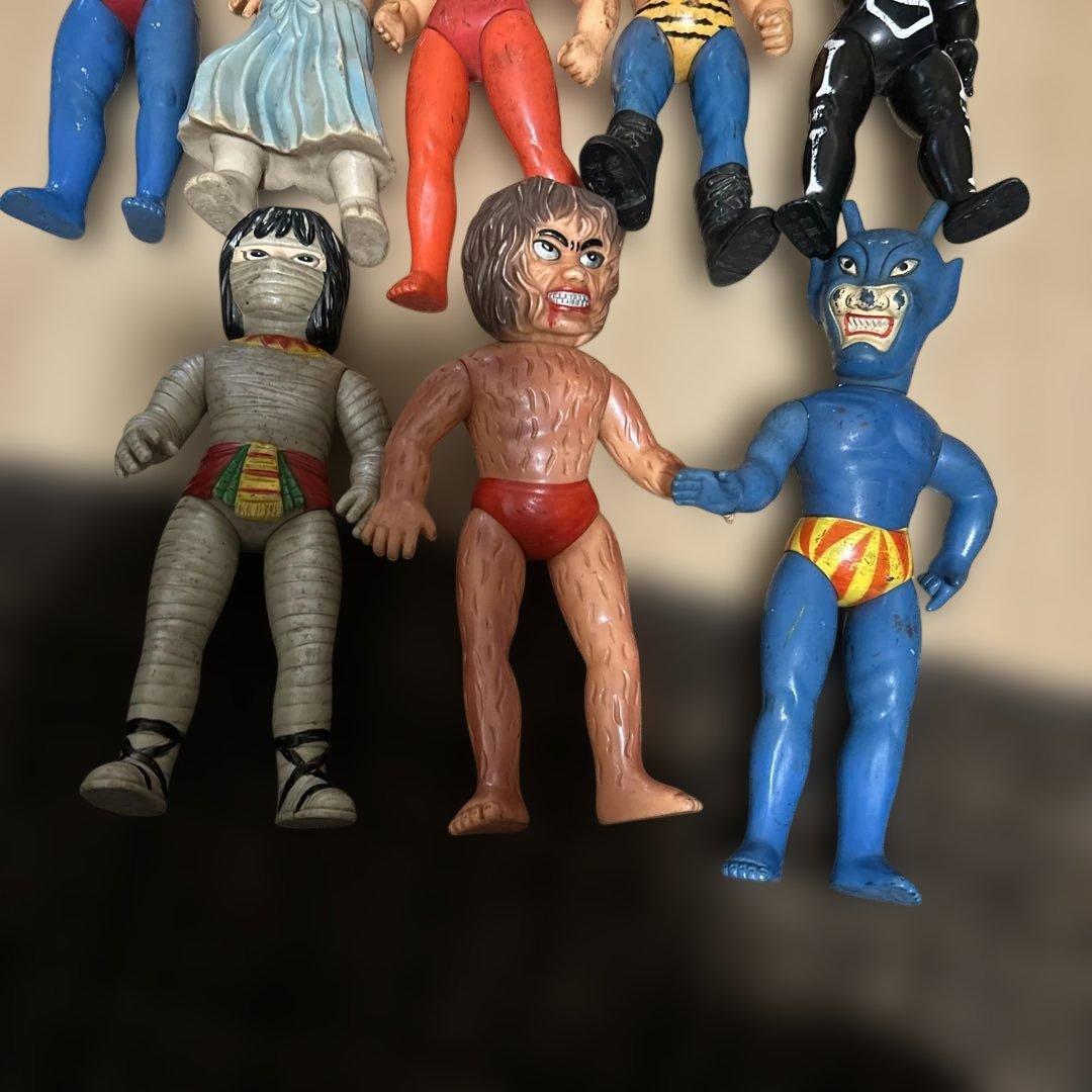 昭和レトロ　タイガーマスクフィギュア　セット