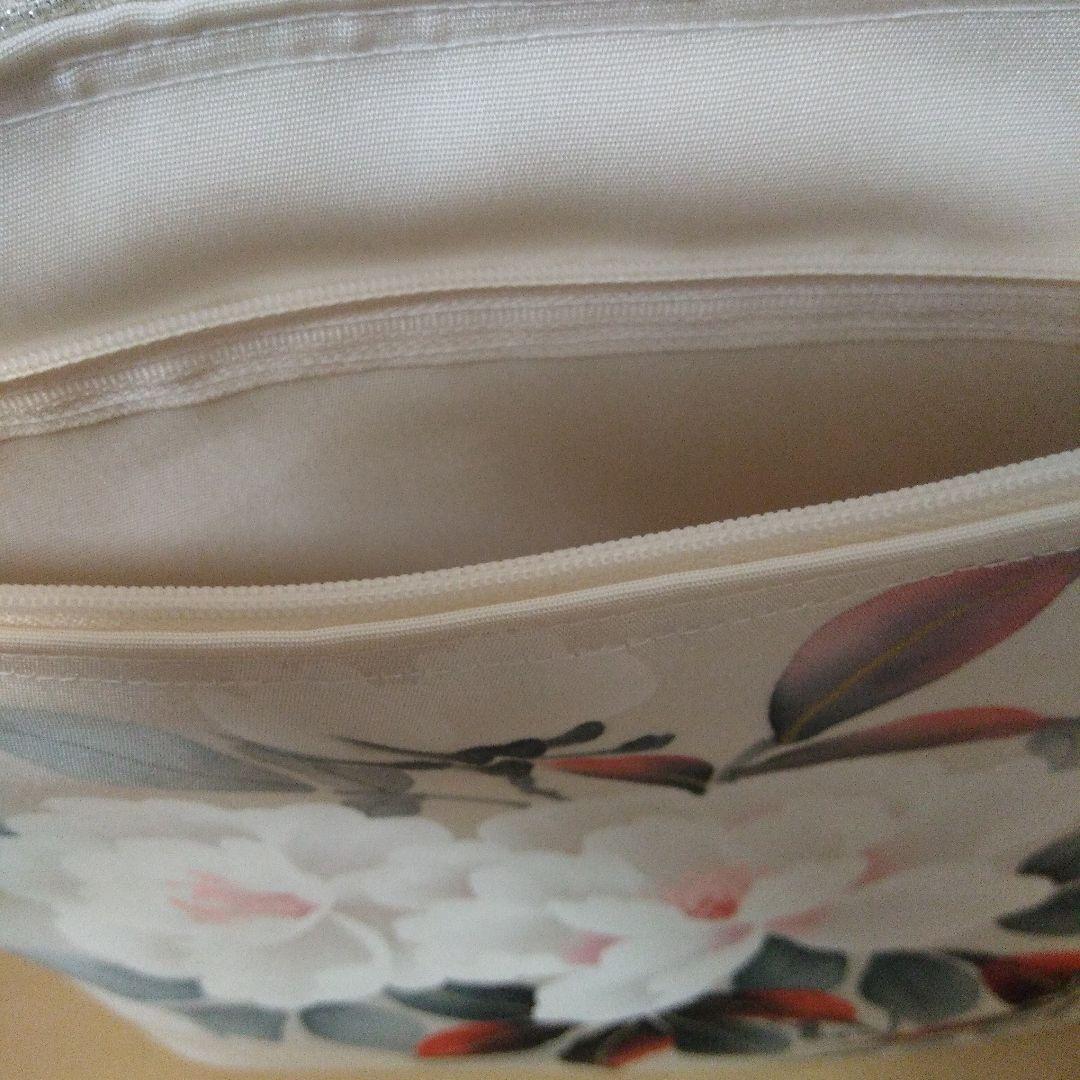 (パンドラ)帯リメイク両面ファスナーポケット付き大きめバッグ2点