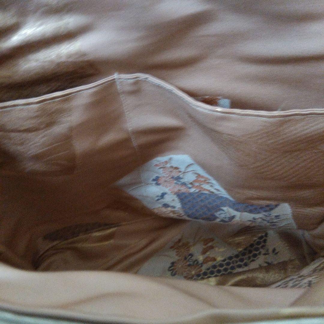 (パンドラ)帯リメイク両面ファスナーポケット付き大きめバッグ2点