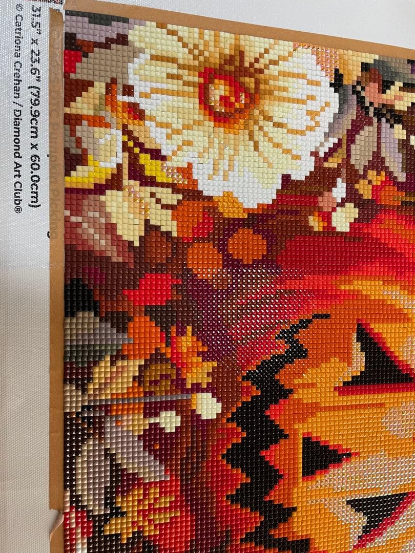 ハロウィン ダイヤモンドアートキット【完成品】