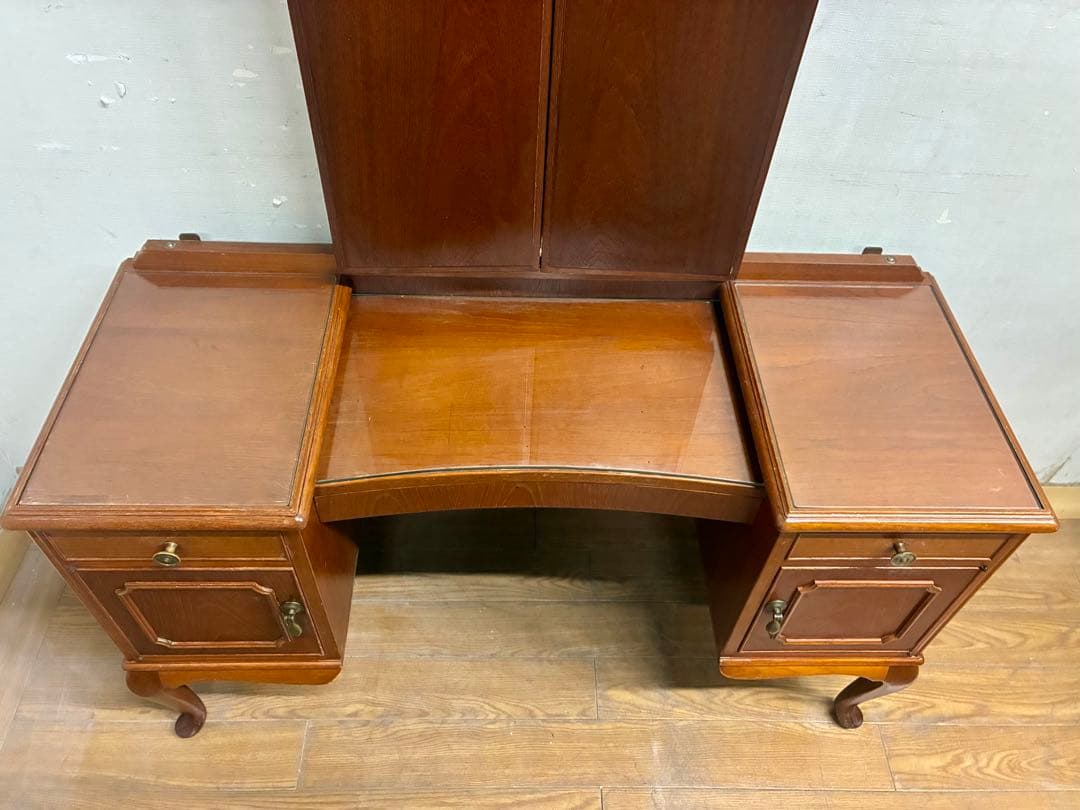 管451☆フランス製☆アンティーク☆ドレッサー☆３面鏡