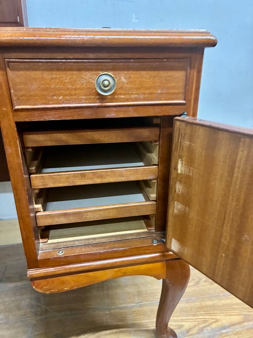 管451☆フランス製☆アンティーク☆ドレッサー☆３面鏡