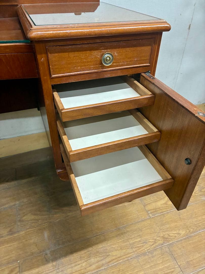 管451☆フランス製☆アンティーク☆ドレッサー☆３面鏡