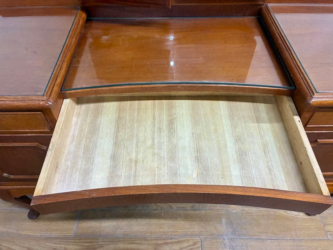 管451☆フランス製☆アンティーク☆ドレッサー☆３面鏡