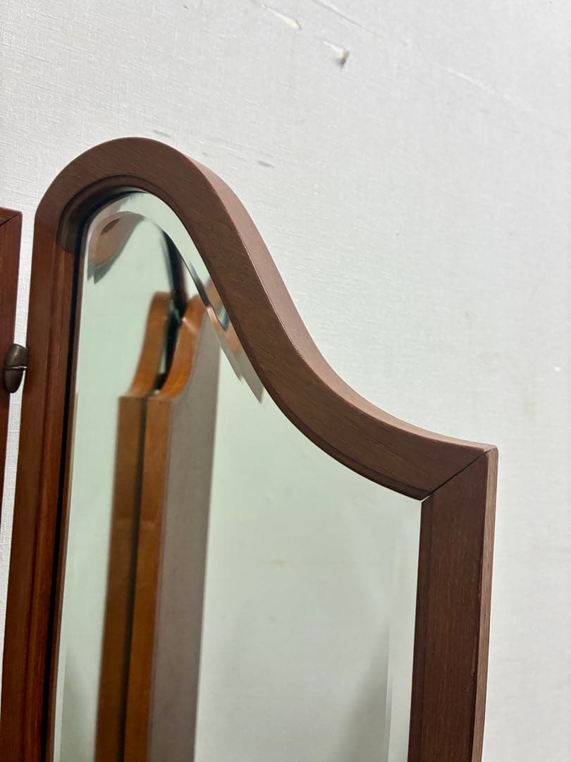 管451☆フランス製☆アンティーク☆ドレッサー☆３面鏡