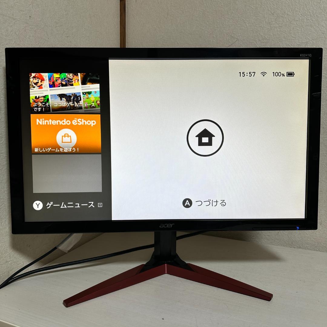 acer 165Hz対応 23.6インチ ゲーミングモニター