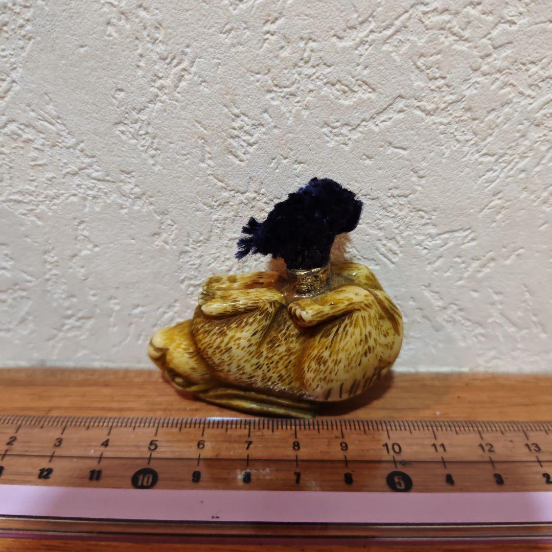 【うさぎ】根付？材質・年代等一切不明 意匠 雰囲気は良い☆ご活用頂ける方に☆