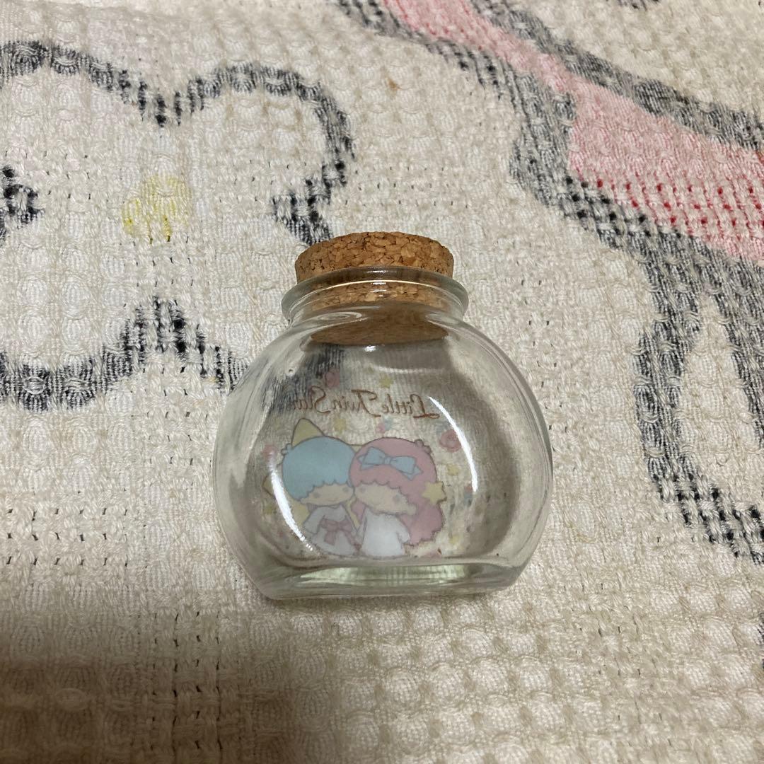 サンリオ　リトルツインスターズ　キキララ　ガラス瓶　9こ　中古品　バラ売り不可