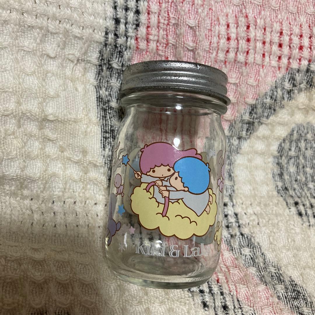 サンリオ　リトルツインスターズ　キキララ　ガラス瓶　9こ　中古品　バラ売り不可