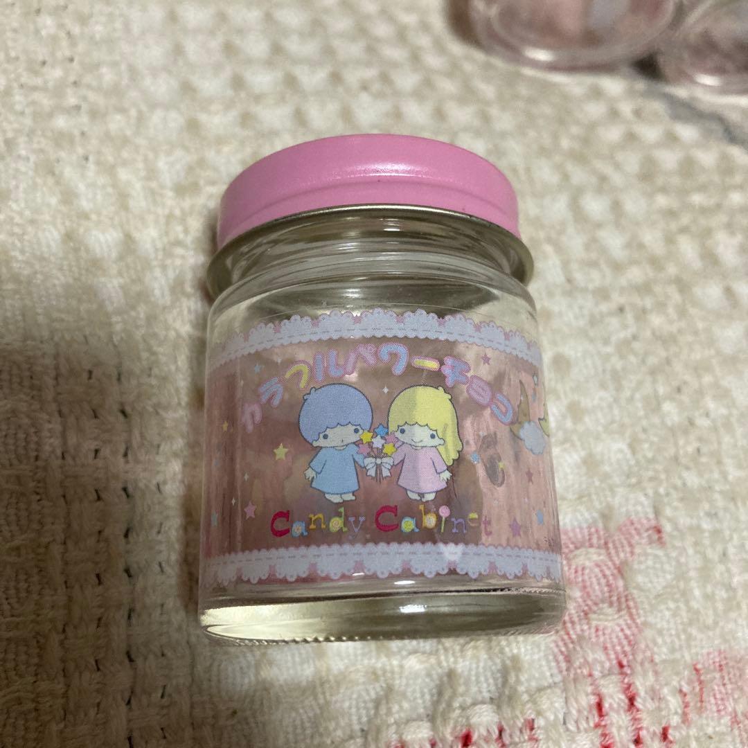 サンリオ　リトルツインスターズ　キキララ　ガラス瓶　9こ　中古品　バラ売り不可