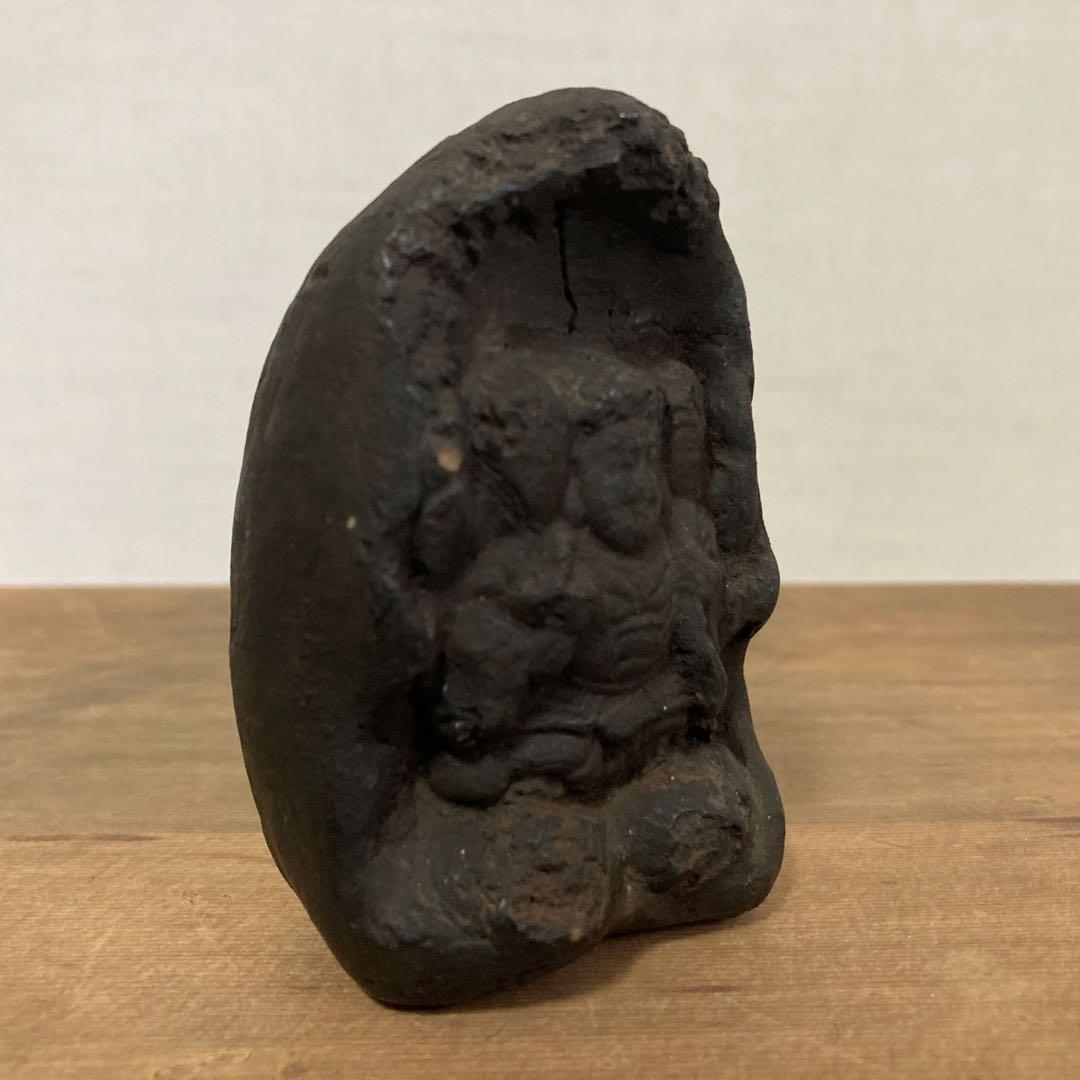 古い大黒様 大黒天 仏像 人形 福の神 彫刻 置物 古美術 骨董品 レトロ
