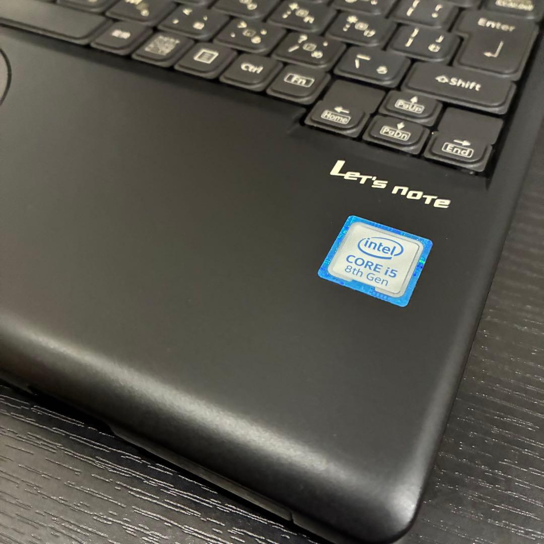 レッツノートSV8 黒　i5 8G SSD Windows11 ブラック　ノート