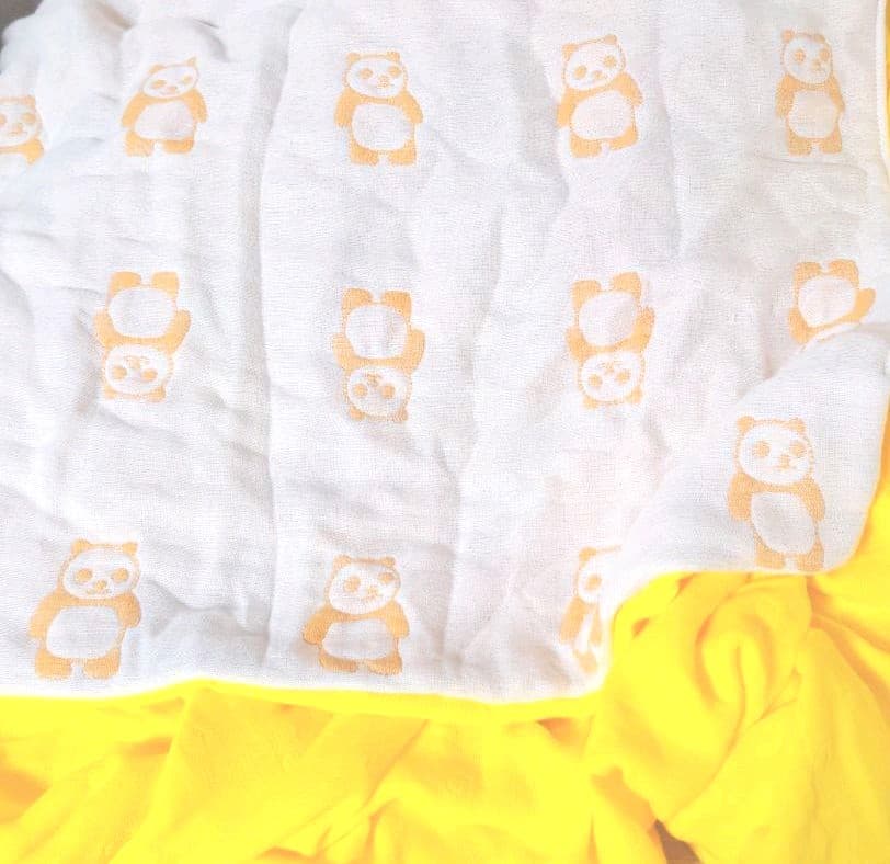専用♥みかん♥超ふわとろ〜っ❤雲のガーゼ。１２重ガーゼ❤シングルお布団♥黄