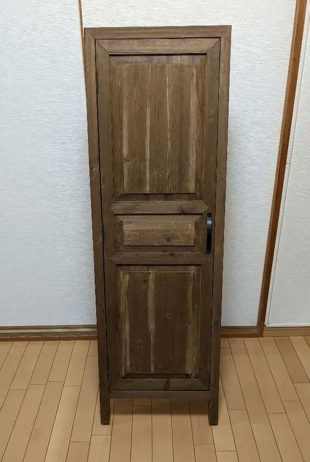 ★アンティーク姿見 ★扉&ネクタイ他収納付き♫