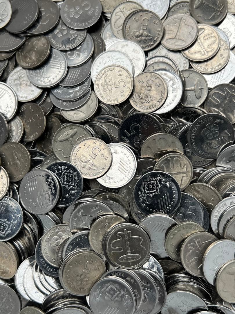 3363【マレーシア】5セン　硬貨　　500枚