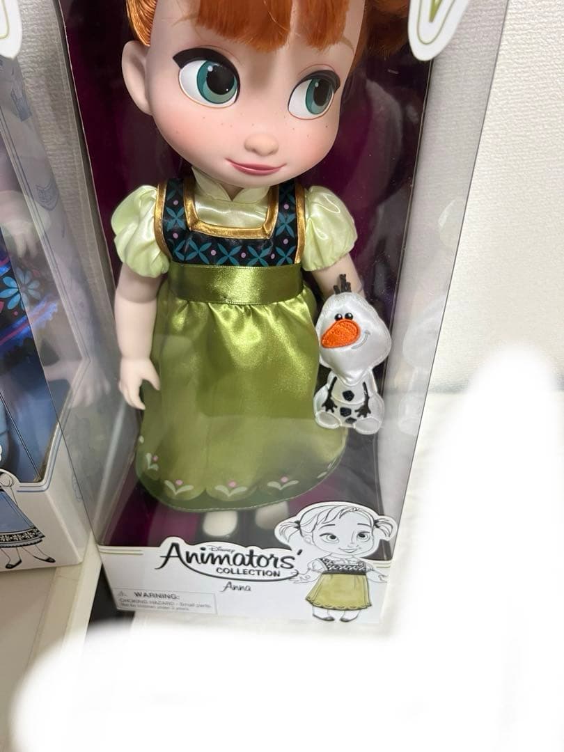 ディズニーアニメータードール人形（アナ、エルサ、クリストフ）新品