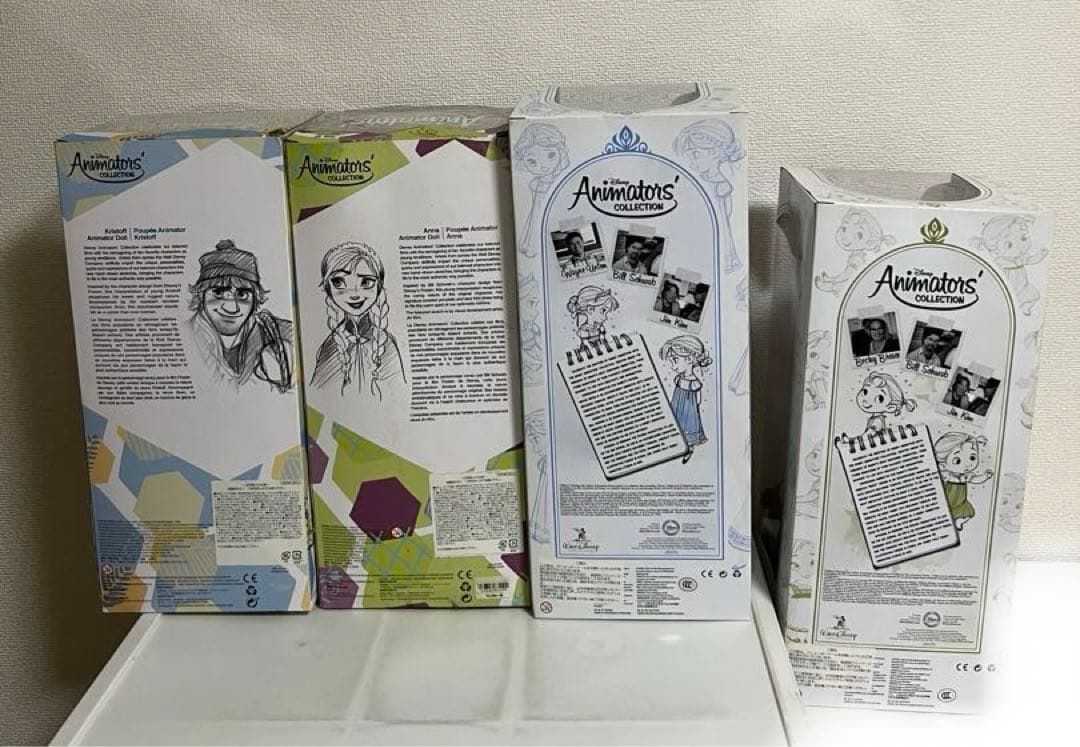 ディズニーアニメータードール人形（アナ、エルサ、クリストフ）新品