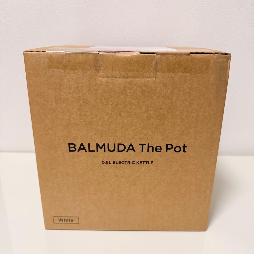 【新品/未開封 2026年1月入手】バルミューダ電気ケトル KPT01JP-WH
