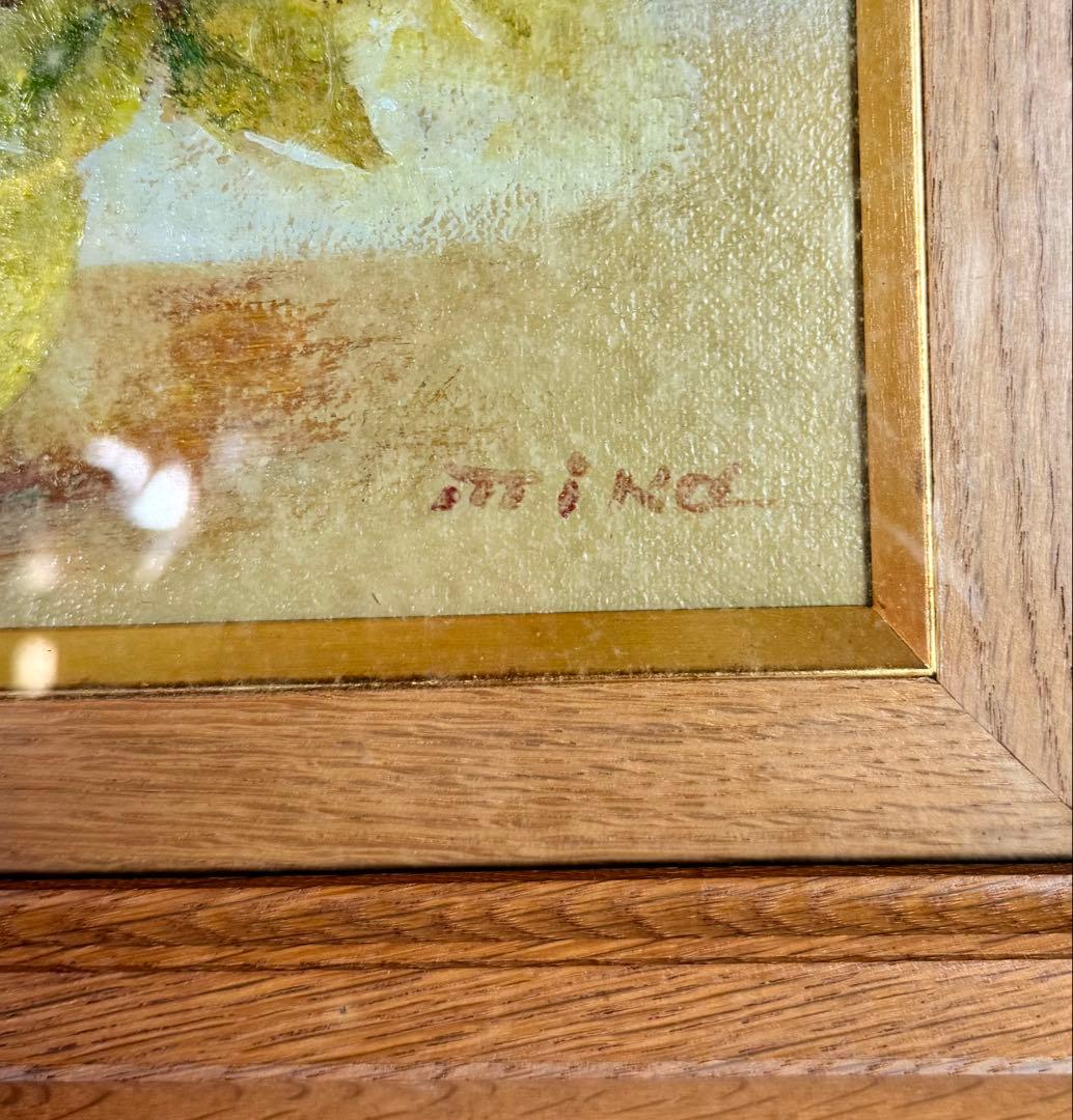 アンティーク ヴィンテージ 花 絵画 杉浦ミカ TT